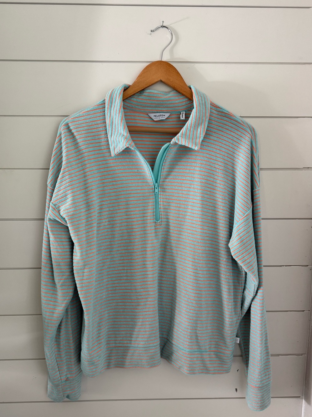 Peloton Striped Quarter Zip - Picture 3 of 7